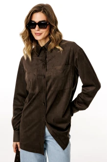 Рубашка EOLA 3051 шоколад