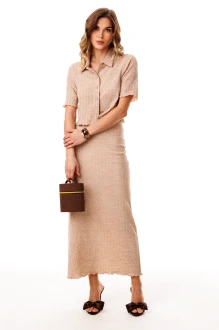 Юбочный костюм EOLA 3088 темно-бежевый