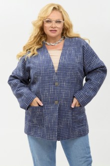 Жакет (пиджак) YOUR SIZE 2267 синий #1