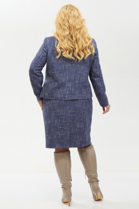 Костюм/комплект YOUR SIZE 2266 двойка синий размер 48-58 #6