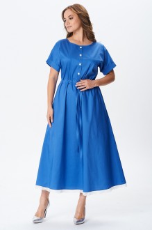 Платье YOUR SIZE 2257 василёк #1
