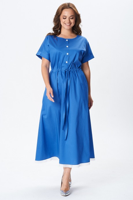 Платье YOUR SIZE 2257 василёк размер 42-58 #2