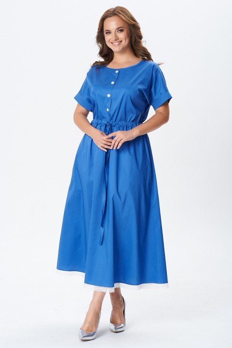 Платье YOUR SIZE 2257 василёк размер 42-58 #3
