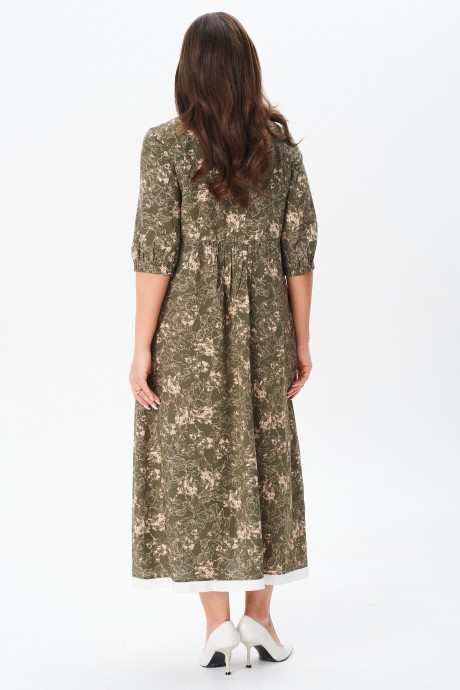 Платье YOUR SIZE 2254 хаки размер 48-58 #5