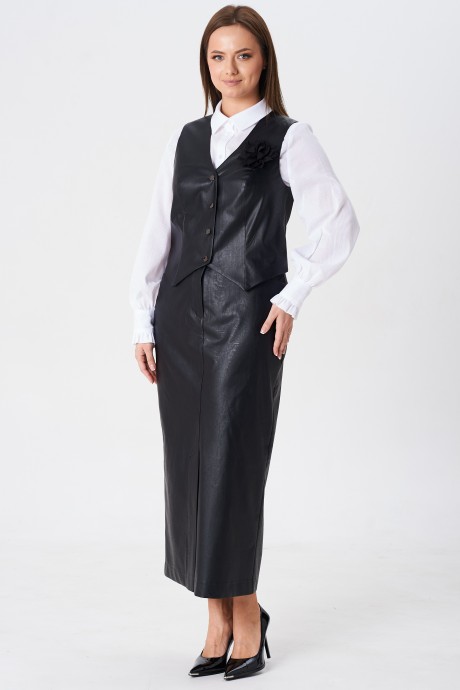 Жилетка YOUR SIZE 2248 черный размер 42-50 #4