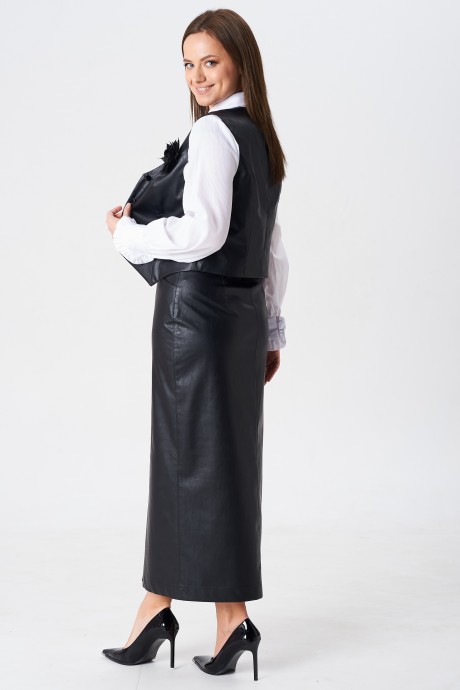 Жилетка YOUR SIZE 2248 черный размер 42-50 #5