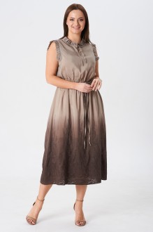 Платье YOUR SIZE 2246 капучино #1