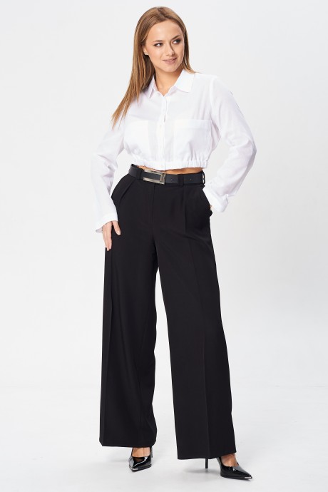 Блузка YOUR SIZE 2245 белый размер 42-48 #4