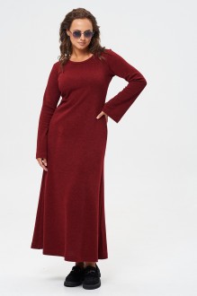 Платье YOUR SIZE 2237 бордовый #1