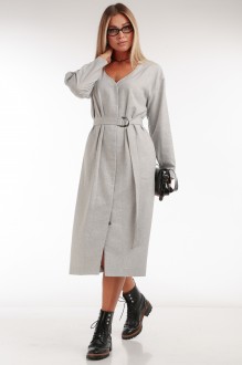 Платье YOUR SIZE 2233 серый #1