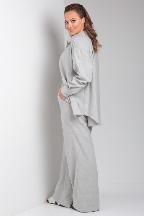 Костюм/комплект YOUR SIZE 2231 двойка серый размер 48 #6