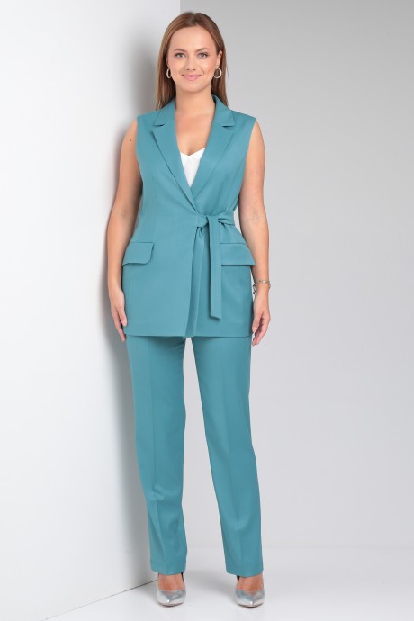 Костюм/комплект YOUR SIZE 2230 двойка бирюза размер 42-50 #1