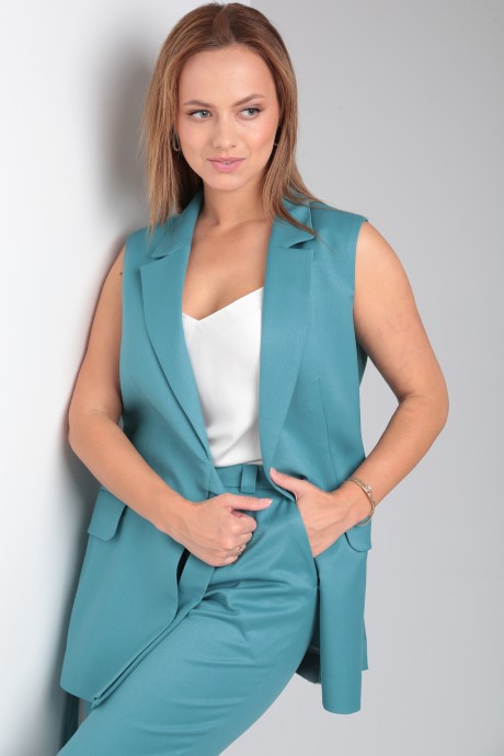Костюм/комплект YOUR SIZE 2230 двойка бирюза размер 42-50 #5