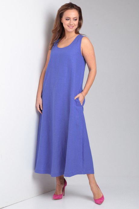 Платье YOUR SIZE 2226 фиолет размер 50 #2