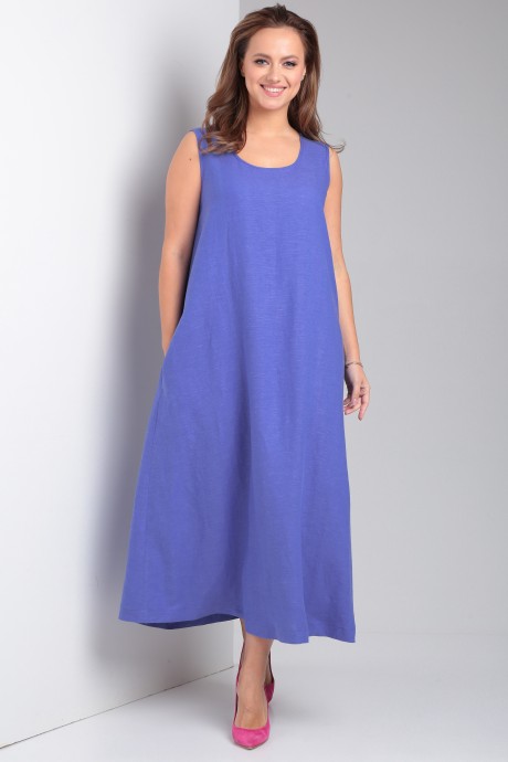 Платье YOUR SIZE 2226 фиолет размер 50 #3