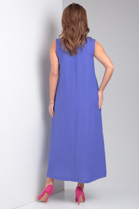 Платье YOUR SIZE 2226 фиолет размер 50 #6