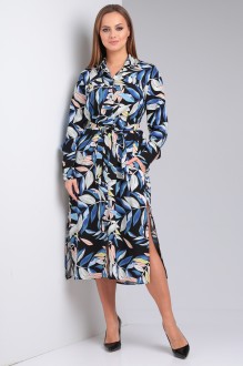 Платье YOUR SIZE 2217 мультиколор #1