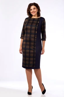 Платье Lady Style Classic 955 /8 синий, хаки