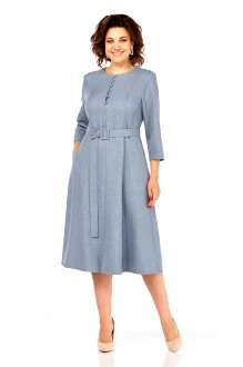 Платье Lady Style Classic 3129 синие тона