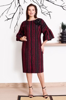 Вечернее платье Lissana 4859 черный+красный #1