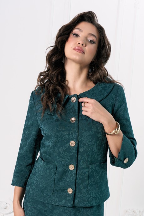 Костюм/комплект Lissana 4845 бирюзовый размер 50-54 #4