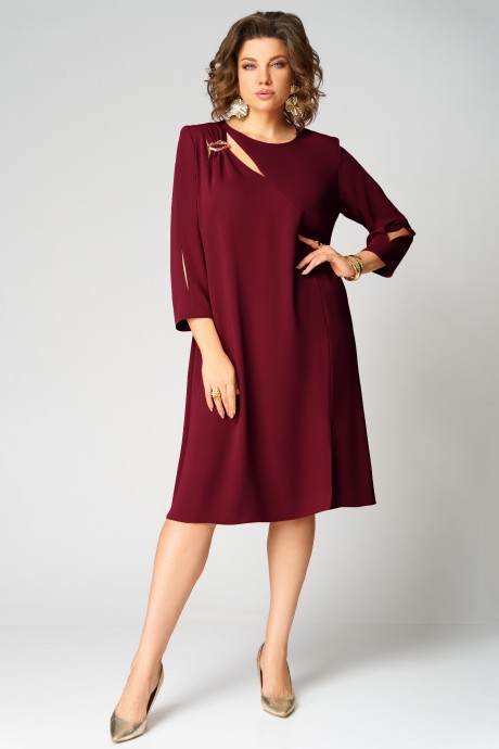 Вечернее платье Мишель Стиль 1337 винный размер 50-54 #1