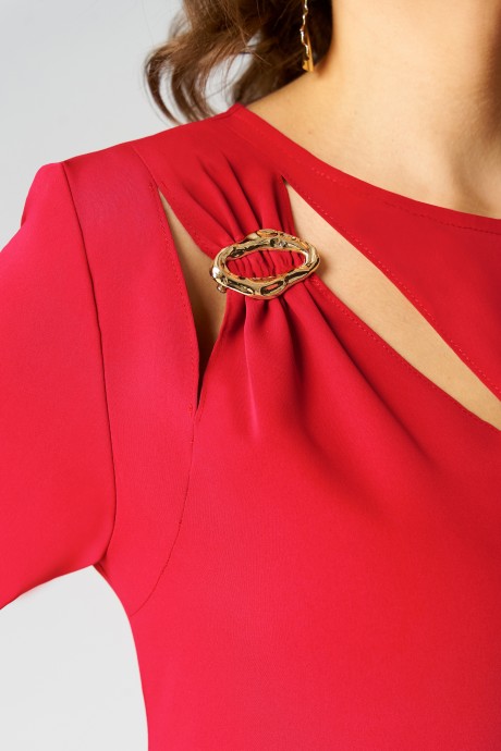 Вечернее платье Мишель Стиль 1337 красный размер 50-54 #6