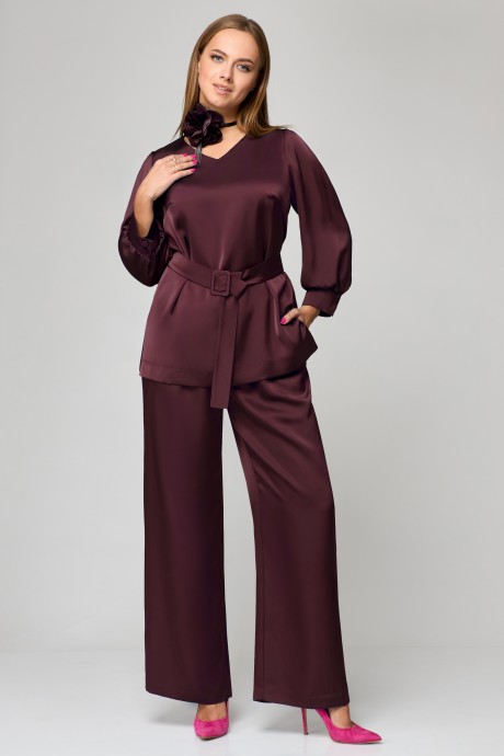 Костюм/комплект Мишель Стиль 1160 -1 винный размер 46-50 #1