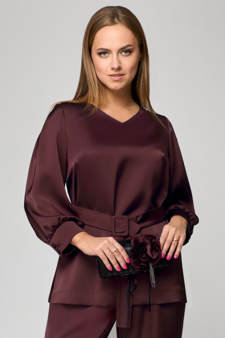 Костюм/комплект Мишель Стиль 1160 -1 винный размер 46-50 #3