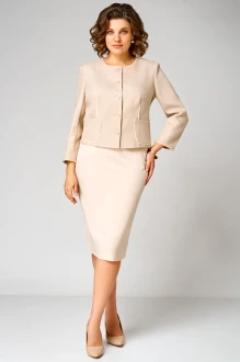 Юбочный костюм Мишель Стиль 1349 песочный