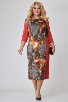Платье ALGRANDA (Novella Sharm) 3907 оранжевый #1