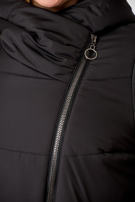 Пальто ALGRANDA (Novella Sharm) А3913 черный размер 54-82 #7