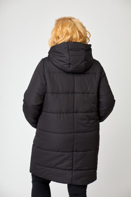 Пальто ALGRANDA (Novella Sharm) А3913 черный размер 54-82 #10