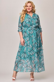 Платье ALGRANDA (Novella Sharm) A3947 Бирюзовый #1