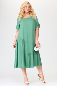 Платье ALGRANDA (Novella Sharm) A3730 -4-2-4 бирюзовый #1