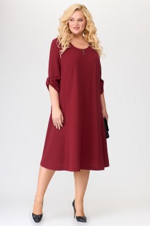 Платье ALGRANDA (Novella Sharm) A3948 -2 бордовый #1