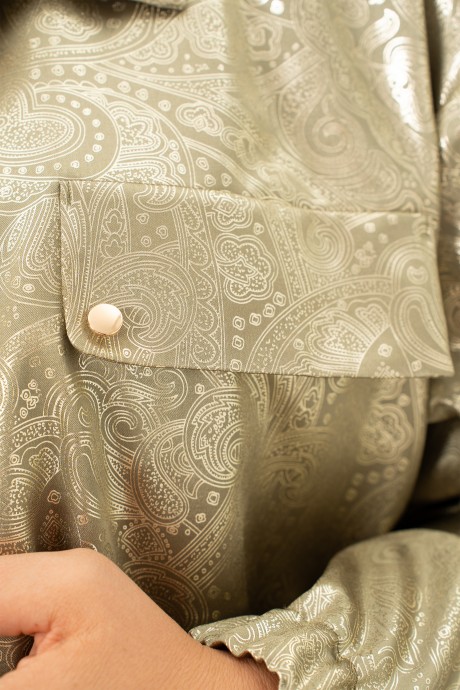 Бомбер ALGRANDA (Novella Sharm) A4102 -8 салатовый размер 56-66 #5