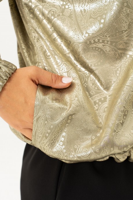 Бомбер ALGRANDA (Novella Sharm) A4102 -8 салатовый размер 56-66 #6