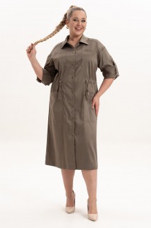 Платье ALGRANDA (Novella Sharm) A4122 -2 хаки