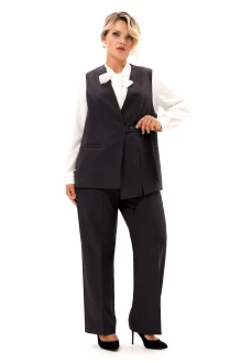 Брючный костюм ALGRANDA (Novella Sharm) A4068 -2 двойка серо-коричневый