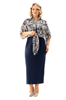 Костюм ALGRANDA (Novella Sharm) A4078 -с синий, двойка