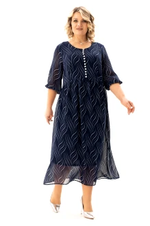 Платье ALGRANDA (Novella Sharm) A4145 -с темно-синий