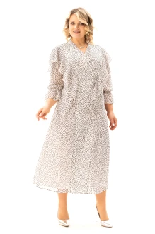 Платье ALGRANDA (Novella Sharm) A4139 молочный