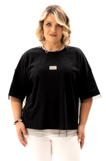 Блузка ALGRANDA (Novella Sharm) A4147 -8 черный