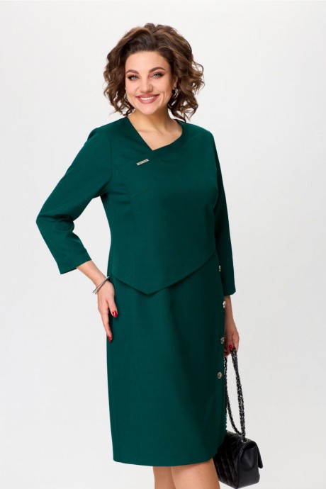Платье Aira Style 24417 двойка зеленый размер 50-56 #6