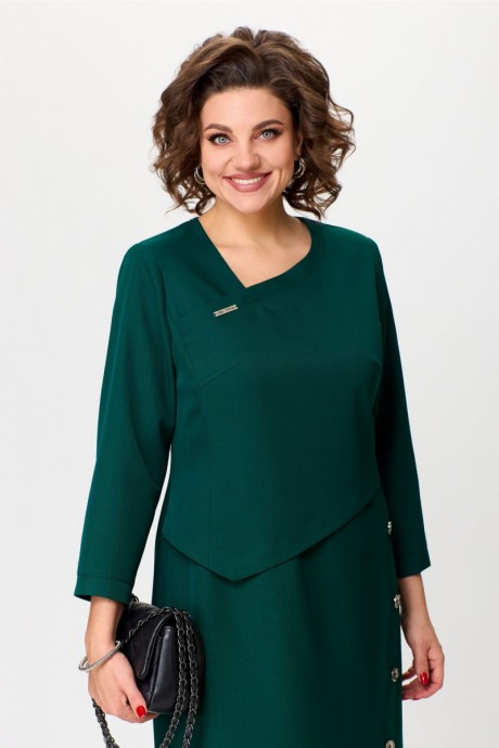 Платье Aira Style 24417 двойка зеленый размер 50-56 #7