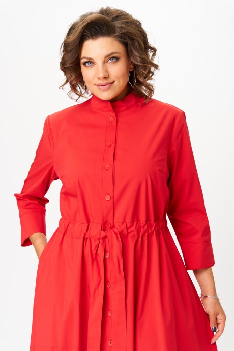 Платье Aira Style 24421 красный размер 50-54 #6