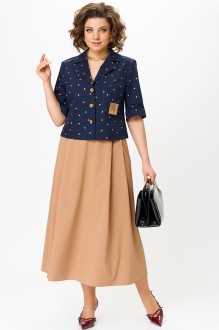 Костюм/комплект Aira Style 24120 двойка капучино+синий #1