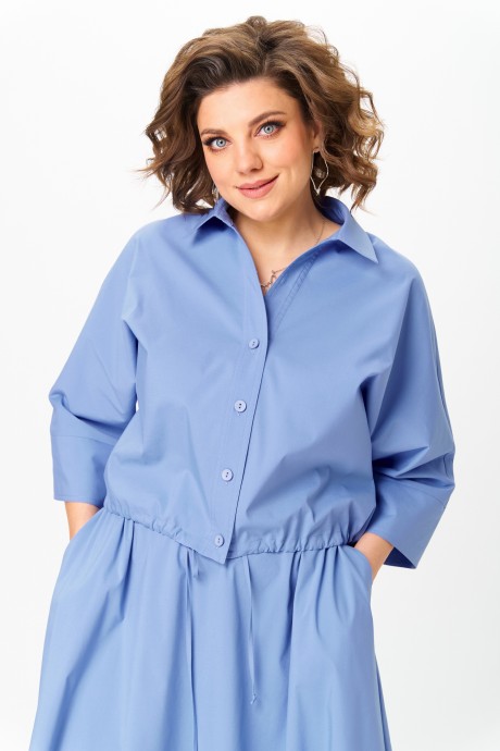 Костюм/комплект Aira Style 24121 двойка голубой размер 52-58 #7