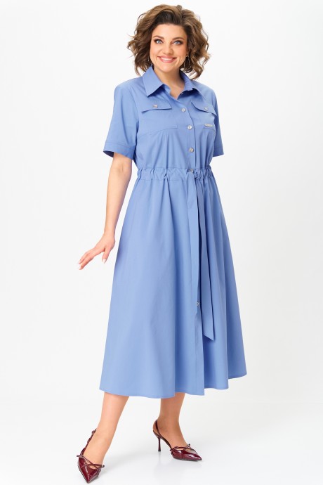 Платье Aira Style 24423 голубой размер 50-54 #4